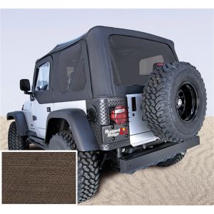 Rugged Ridge (Khaki Diamond) XHD Replacement Soft Top with Tinted Windows For 2003-06 Wrangler TJ Models 13730.36