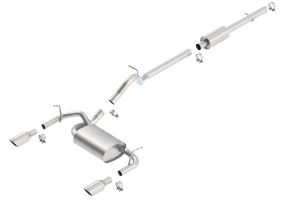 Borla Touring Cat-Back Exhaust System for 12-17 Jeep Wrangler, 2018 Jeep Wrangler JK 140459