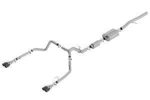 Borla S-Type Cat-Back Exhaust System for 19-23 Chevrolet Silverado 1500, 19-23 GMC Sierra 1500, 2022 Chevrolet Silverado 1500 LTD, 2022 GMC Sierra 1500 Limited 140774BC
