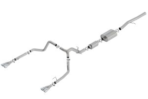 Borla S-Type Cat-Back Exhaust System for 19-23 GMC Sierra 1500, 19-23 Chevrolet Silverado 1500, 2022 Chevrolet Silverado 1500 LTD, 2022 GMC Sierra 1500 Limited 140783