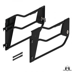 MetalCloak Aluminum Open Frame Tube Doors for 18+ Jeep Wrangler JL, JLU & 20+ Gladiator JT 4200-