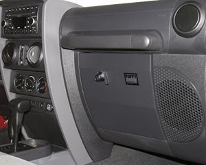 Tuffy Products Security Locking Glove Box In Dark Slate For 2007-18 Jeep Wrangler JK 2 Door & Unlimited 4 Door Models 149-08
