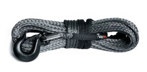 Rugged Ridge 7/16" X 90' Dark Gray Synthetic Winch Line With 22,500 Lbs Breaking Strength 15102.12