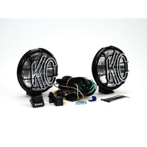 KC HiLiTES 6" Apollo Pro Series 100 Watt Fog Light System With Stone Guards In Black 152