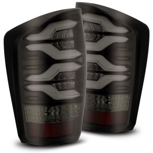 AlphaRex LED Taillights Jet Black for 16-23 Toyota Tacoma 680010