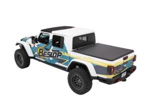 BESTOP EZFold Soft Folding Tonneau Cover For 2020+ Jeep Gladiator JT 4 Door Models 1628017