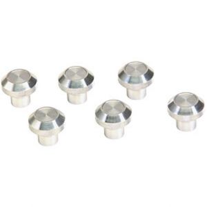 Kentrol Polished Stainless Steel Interior Knob Set for 76-86 Jeep CJ 30511