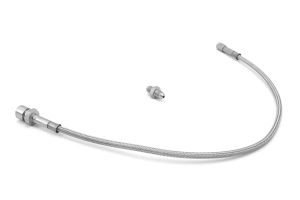 Rugged Ridge Front 4" Braided Stainless Steel Brake Hose Kit For 1972-73 Jeep CJ-5 & CJ-6 With 11" Drum Brakes 16734.02