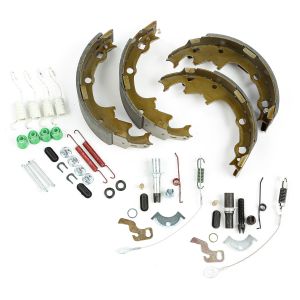 Omix-ADA Rear Brake Shoe Set With Hardware For 1990-00 Jeep Wrangler YJ, TJ & Cherokee XJ With 9" X 2-1/2" Drums 16766.05