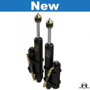 MetalCloak RockSport BLACK, 4.5" Ram 2500 Adjustable Reservoir Shocks, Rear, Pair, 2014 - Current 1678