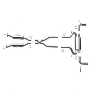 Magnaflow Performance Stainless Steel Cat Back Exhaust System For 2011 Jeep Grand Cherokee With 5.7L 16929