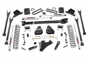 Rough Country 6 Inch Lift Kit 4-Link No OVLD D/S For 17-22 Ford F-250/F-350 Super Duty 52621