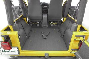 Bedrug BedTred Premium Molded Rear Floor Covering for 97-02 Jeep Wrangler TJ BTTJ97QR