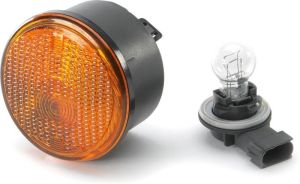 Crown Automotive Plastic Black Parking Light Front-Left For 2007-2013 JK Wrangler 55077885AD