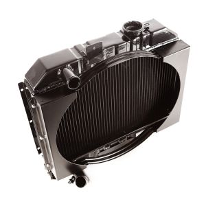 Omix-ADA Radiator 2 Core For 1941-45 Jeep Willys MB And 1945-49 CJ2A With Shroud 17101.01