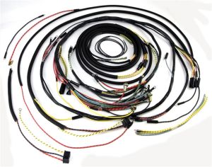 Omix-ADA Wiring Harness For 1954-56 Jeep CJ5 Exact Fit Cloth (Includes Turn Signal Wires, Non Military) 17201.09
