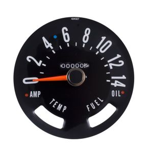 Omix-ADA Speedometer Head For 1955-79 CJ Series OE Style Guages not included 0-140 KPH 17207.02