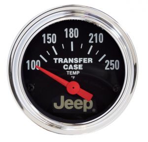 Auto Meter Jeep Logo 2 1/16" Diameter Transfer Case Temperature Gauge 880430