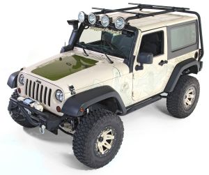 Rugged Ridge Sherpa Rack Kit w/ Cross Bars For 07-18 Jeep Wrangler JK 2 Door 11703.21