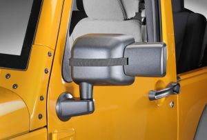 Rampage Products Towing Mirror Extensions for 07-18 Jeep Wrangler JK, JKU 8605