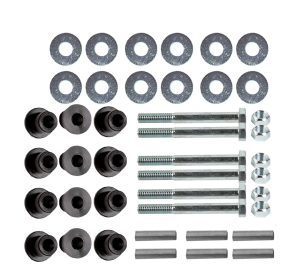 Warrior Products Replacement Shackle Bolts and Bushing Kit (Shackle Reverse System) For 1987-95 Jeep Wrangler YJ 1803