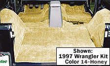Seatz Manufacturing Deluxe Carpet Set for 97-06 Jeep Wrangler TJ 79702-