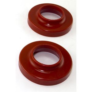 Rugged Ridge 3/4" Front Coil Isolators Red For 1997-06 Jeep Wrangler TJ & Unlimited Models 18369.04