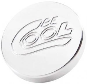 Be Cool Round Billet Aluminum Radiator Cap in Polished Finish 71001