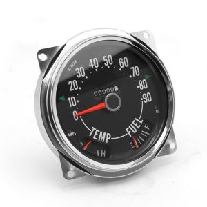 Crown Speedometer Cluster (0-90 MPH) for 55-79 Jeep CJ-5, CJ-6 & CJ-7 914845