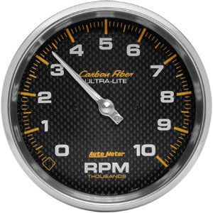 Auto Meter Carbon Fiber Series 5" Electronic Tachometer 4898