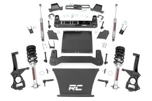 Rough Country 6 Inch Lift Kit N3 Struts For 2019-2024 Chevy Silverado 1500 2WD/4WD 21732