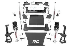 Rough Country 4 Inch Lift Kit AT4/Trailboss N3 Struts For 19-24 Chevy/GMC 1500 27532