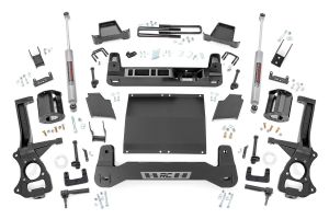 Rough Country 6 Inch Lift Kit Diesel For 2019-2024 Chevy Silverado 1500 2WD/4WD 21731D