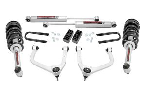 Rough Country 3.5 Inch Lift Kit N3 Struts Rear Mono Leaf For 22-24 Chevy Silverado 1500 28231