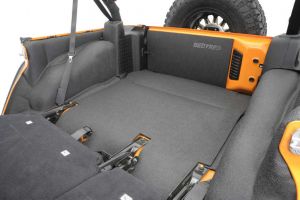 BedTred Premium Molded Rear Floor Covering for 07-18 Jeep Wrangler Unlimited JK 4 Door BTJK11-