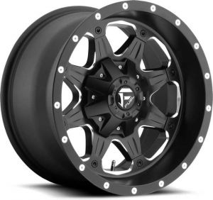 Fuel Off-Road D534 Boost Wheel in Black with Machined Accents 18x9 with 4.5in Backspace D53418902645