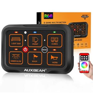 Auxbeam AR-600 RGB SWITCH PANEL WITH APP, TOGGLE/ MOMENTARY/ PULSED MODE SUPPORTED QP009889