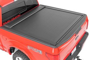 Rough Country Retractable Bed Cover 5'7" Bed For 15-20 Ford F-150 /Raptor (17-20) 46220551A