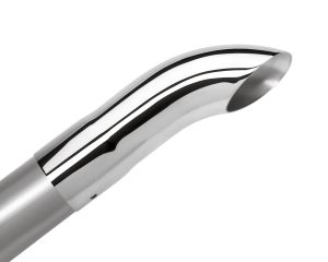 Borla Universal Exhaust Tip T-304 Stainless Steel 2.5" Inlet - Turn Down/Out 20110