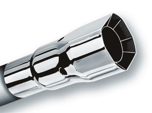 Borla Universal Exhaust Tip T-304 Stainless Steel 2.25" Inlet - Single Square 20112