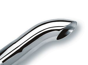 Borla Universal Exhaust Tip T-304 Stainless Steel 3" Inlet - Turn Down/Out 20140