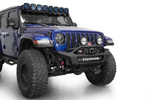 Addictive Desert Designs Phantom Winch Stubby Front Bumper for 2018-2024 Jeep JL/JT F980393070103