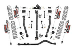 Rough Country 3.5 Inch Lift Kit Adj LCA FR D/S Vertex For 2024 Jeep Wrangler JL Unlimited 91650