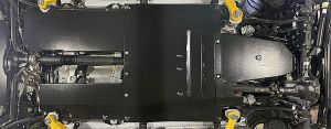 Rock Hard 4X4 Complete Bellypan Skid Plate System with Dual Crossmembers for 2021 Jeep Wrangler Unlimited JL 4-Door 392 Hemi RH-90527
