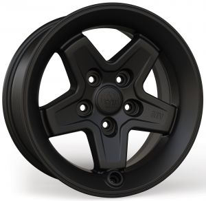 AEV Pintler Wheels 17 x 8.5 Flat Black Wheel For 2007+ Jeep Wrangler JK 2 Door & Unlimited 4 Door +10mm offset 20402022AD