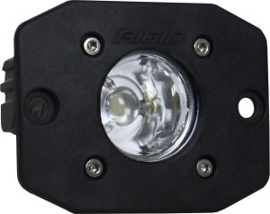 RIGID Industries Ignite LED Light Flood Beam Pattern Flush Mount Black Housing Single 20621