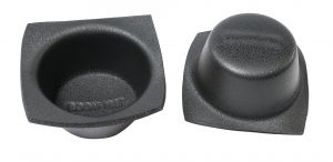 Boom Mat 6.5" Ovehead Soundbar Speaker Baffle Pair for 07-18 Jeep Wrangler JK, JKU 050331