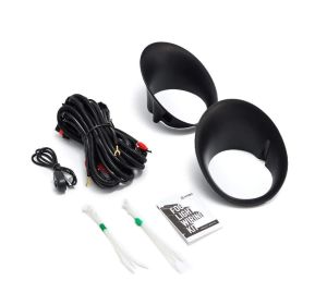 AlphaRex DoubleTap Dual Color Fog Light Bezel Kit for 02-08 Dodge Ram 1500, 03-09 Dodge Ram 2500, 03-09 Dodge Ram 3500, 04-06 Dodge Durango 211011
