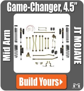 MetalCloak 4.5" Game-Changer Suspension & Lift Kit (Base Kit) for 20+ Jeep Gladiator JT Mojave A7245