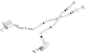 Borla ATAK Cat-Back Exhaust For 2015-17 Jeep Grand Cherokee WK2 Models With 6.4L